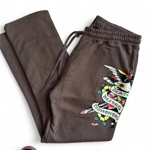 Ed Hardy Tattoo Graphic Sweatpants – Size XL